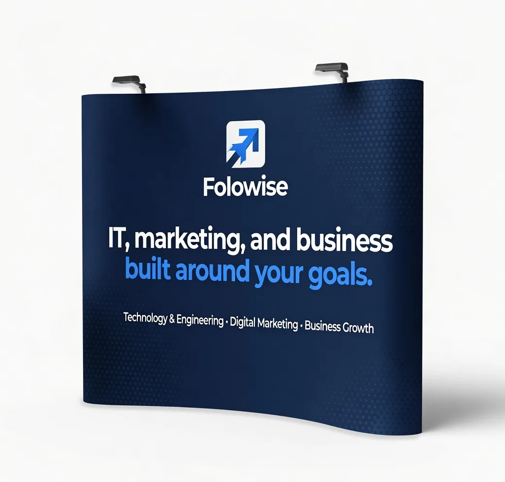Curved Pop-Up Stand